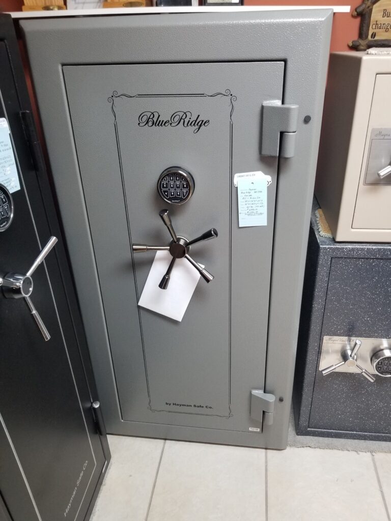 Hayman safe, Blue ridge, gun safe, electronic lock