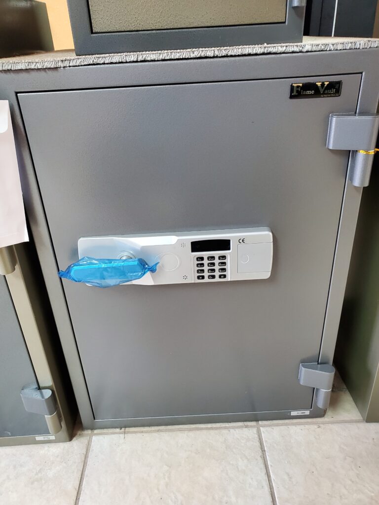 Flame Vault, Electronic lock, records safe