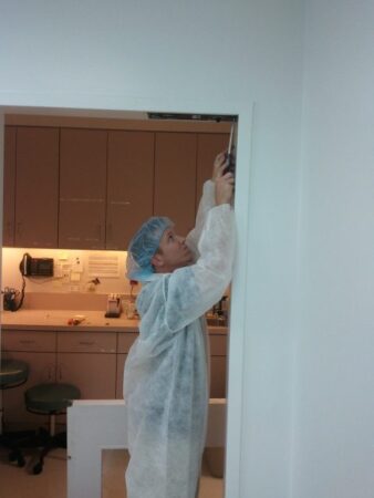 Double Action Hinge Installation