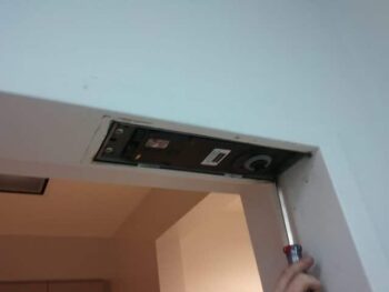 Double Action Hinge Installation