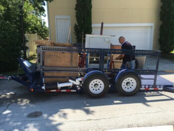 Using a Trailer to move 3,500 pound safe from Celebration to Nokomis