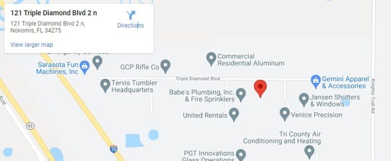Suncoast Safe And Lock Service Location Map