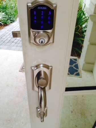 Electronic Deadbolts installed on a Home on Siesta, Key
