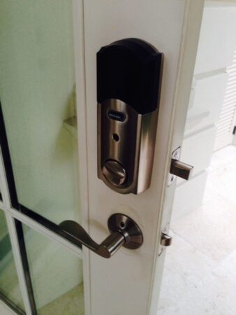 Electronic Deadbolt detail